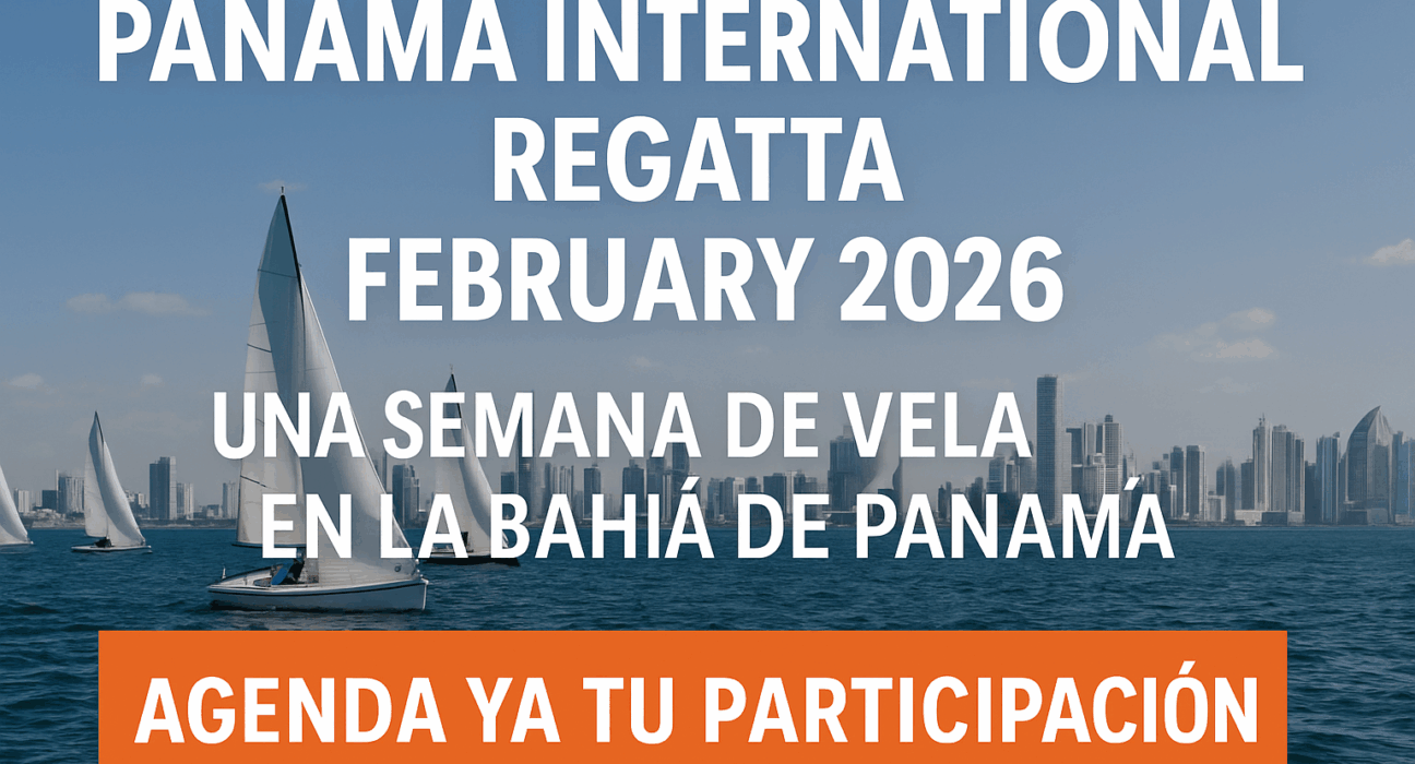 Panama International Regatta en febrero 2026 en la bahía de Panamá