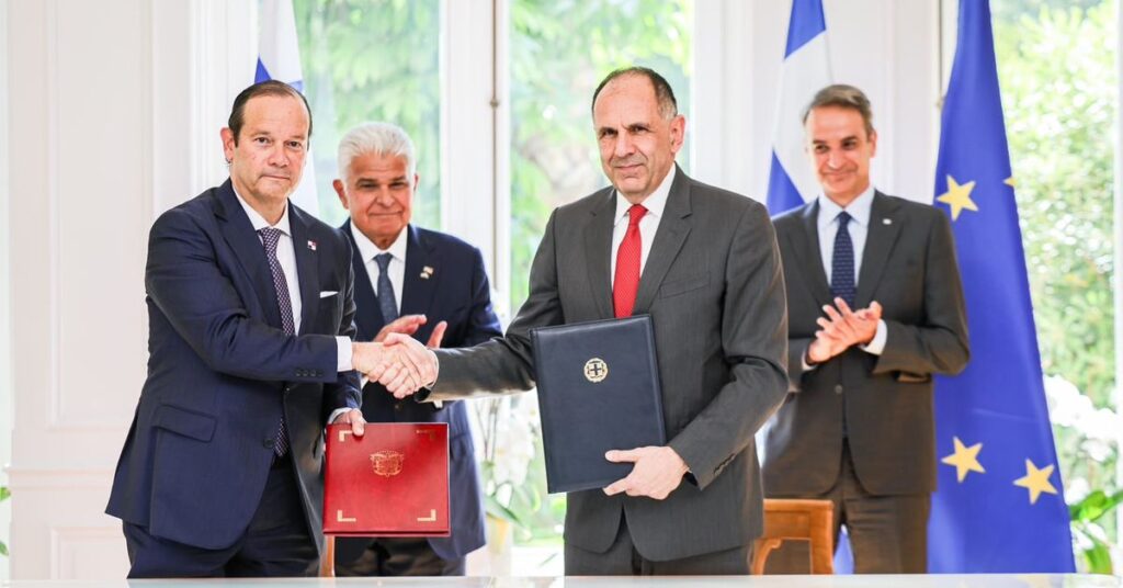 Panamá y Grecia firman acuerdos en turismo y consultas políticas